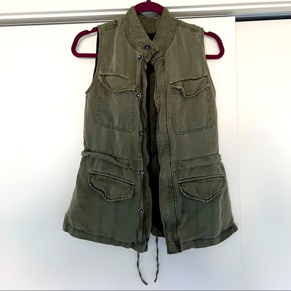 SANCTUARY Revolve Utility Vest, Army Green,‎ XS - Picture 1 of 13